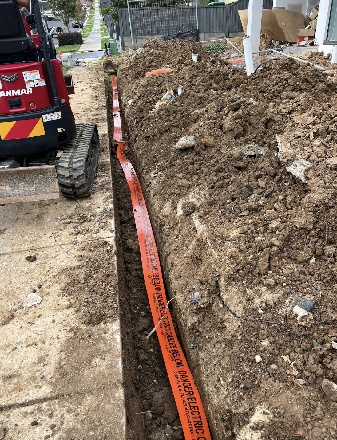 overhead / underground mains